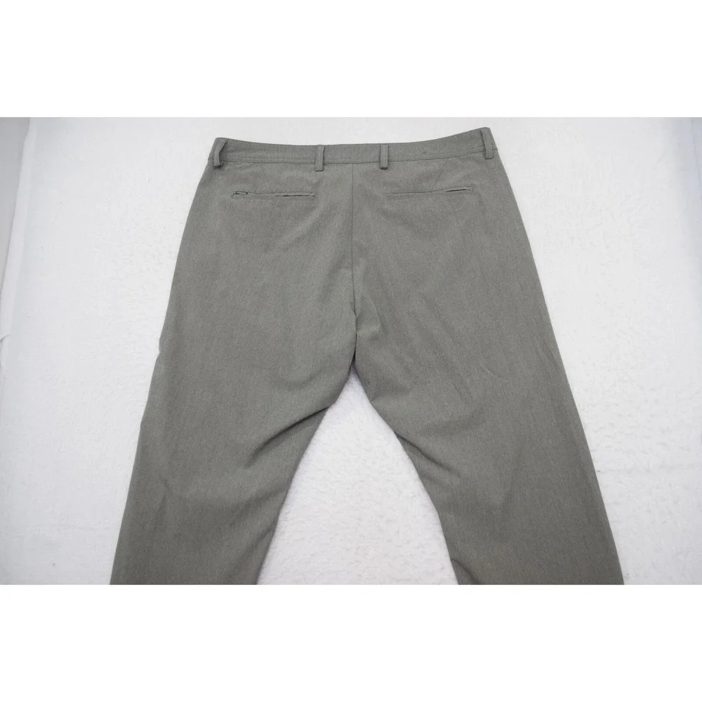 Linksoul Golf Pants Gray Performance‎ Wicking Flat Stretch Mens Size 38 x 32